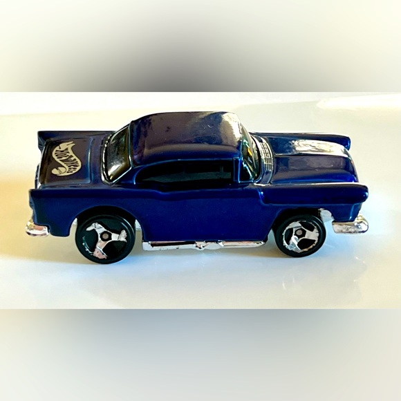 🔥🛞 Hot Wheels 1978 ‘ 55 Navy Blue Chevy Blue Streak Series by Mattel - Picture 3 of 5